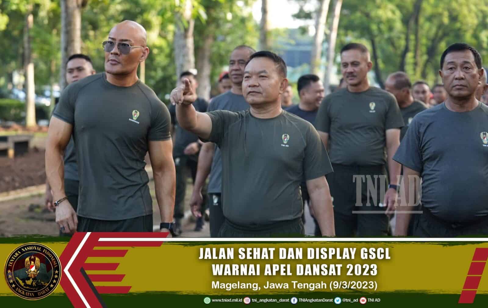 Jalan Sehat dan Display GSCL Warnai Apel Dansat 2023