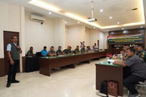 Bersama PWI Sidoarjo, Korem 084/ Bhaskara Jaya Gelar Pelatihan Jurnalistik