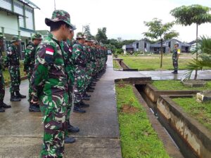 Kodim 1208/Sambas Menggelar Latihan Teknis Teritorial TW I Tahun 2023