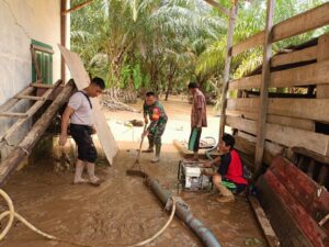 Reaksi Cepat, Kodim 0405/Lahat Bantu Korban Banjir dan Tanah Longsor