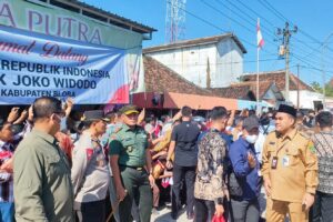 Kunjungan Kerja Hari Ke-2 Di Jawa Tengah, Pangdam IV/Diponegoro Terus Kawal Presiden RI ke Kab. Blora