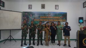 Yonif RK 732/Banau dan BKKBN Halbar Selenggarakan Program Nasional KB Serentak dan Penyuluhan Stunting