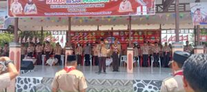 Saka Wira Kartika Kodim 1015/Sampit Ikuti Kemah Besar Se Kabupaten Kotawaringin Timur