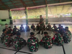 Optimalisasi Kemampuan Bintara, Yonif RK 732/Banau Selenggarakan LDS Kaderisasi Bintara Pelatih Terpusat