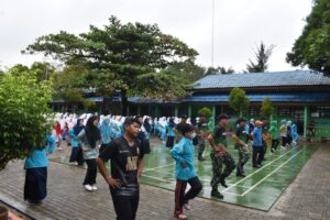 SKJ-88, Siswa Sehat Semangat Belajar, Koramil 1002-05/Pandawan di MTsN 4 HST