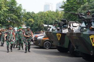 Jelang Kehadiran RI 2 di Wilayahnya, Korem 084/BJ Laksanakan Apel Gelar Pasukan