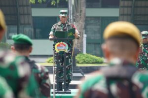 Jelang Kehadiran RI 2 di Wilayahnya, Korem 084/BJ Laksanakan Apel Gelar Pasukan