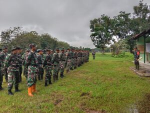 Tingkatkan Profesionalisme, Kodim 1002/HST Latihan Menembak Senapan