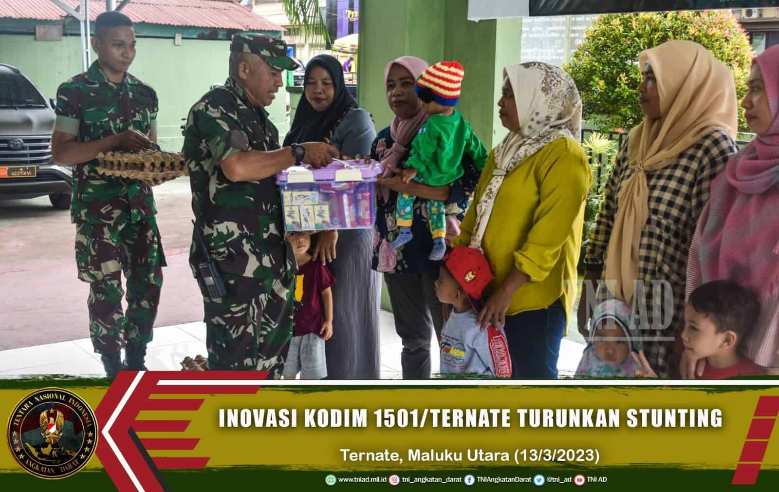 Inovasi Kodim 1501/Ternate Turunkan Stunting