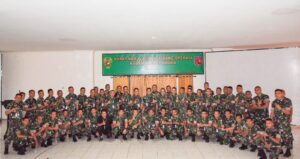 Asops Kasdam XVI/Pattimura Pimpin Rakernis Bidang Operasi TA 2023