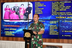 Lunch Meeting Danrem 181/PVT Dengan Insan Media di Sorong Raya