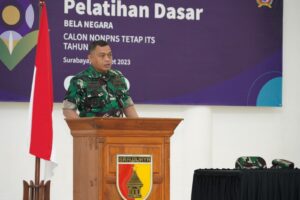 Institut Teknologi Sepuluh Nopember Surabaya (ITS) Gandeng Korem 084/BJ Selenggarakan Pelatihan Dasar Bela Negara