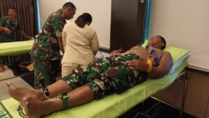 Deteksi Penyakit Jantung Koroner, Kesdam IX/Udayana Laksanakan Penyuluhan Kesehatan di Makodam
