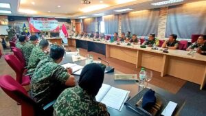 Kolakops Korem 121/ABW Dengan MK 3 Briged Melaksanakan UCM Seri 1 Tahun 2023