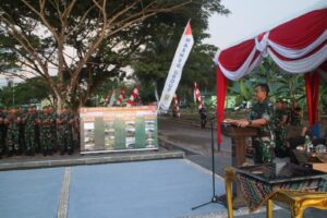 Kunjungan Kerja, Pangdam VI/Mlw Resmikan Sarana Fitness di Satuan Denzipur 8/GM