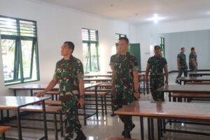 Kunjungan Kerja, Pangdam VI/Mlw Resmikan Sarana Fitness di Satuan Denzipur 8/GM