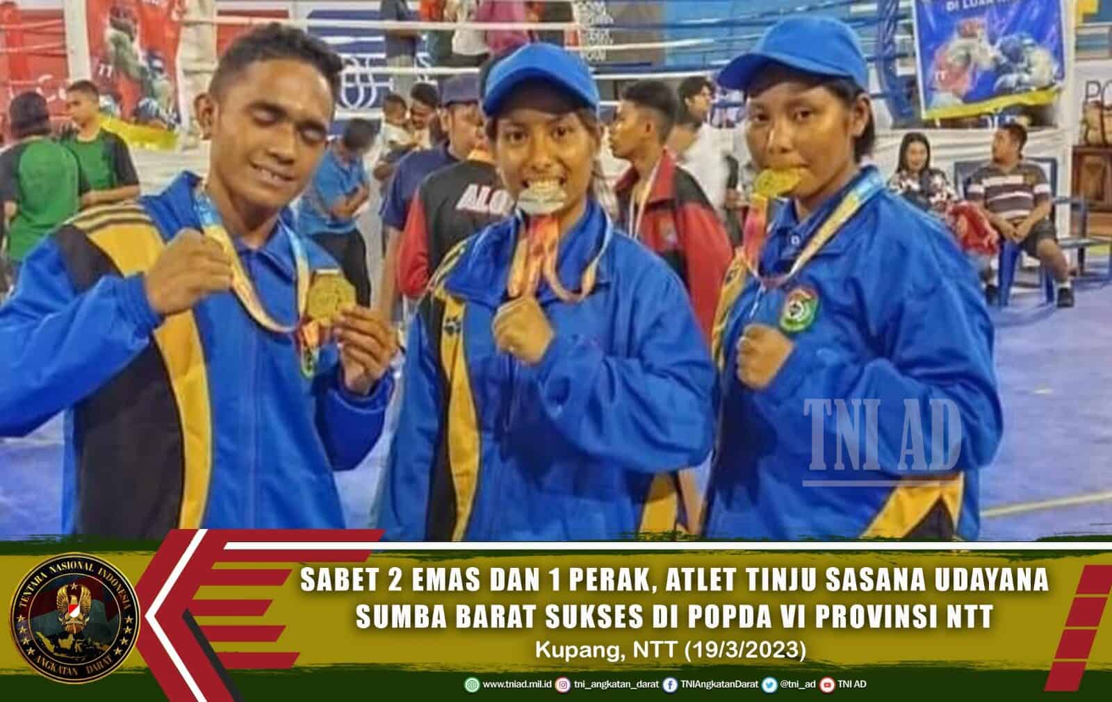 Sabet 2 Emas dan 1 Perak, Atlet Tinju Sasana Udayana Sumba Barat Sukses di Popda VI Provinsi NTT