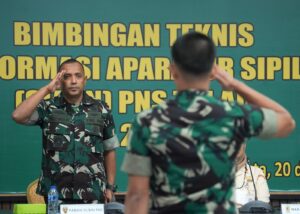 Staf Personel Angkatan Darat Gelar Bimtek SIASN PNS TNI AD