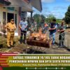 Satgas Yonarmed 19/105 Trk Bogani Hadiri Pemusnahan Media Pembawa HPHK dan OPTK Serta Patroli Bersama