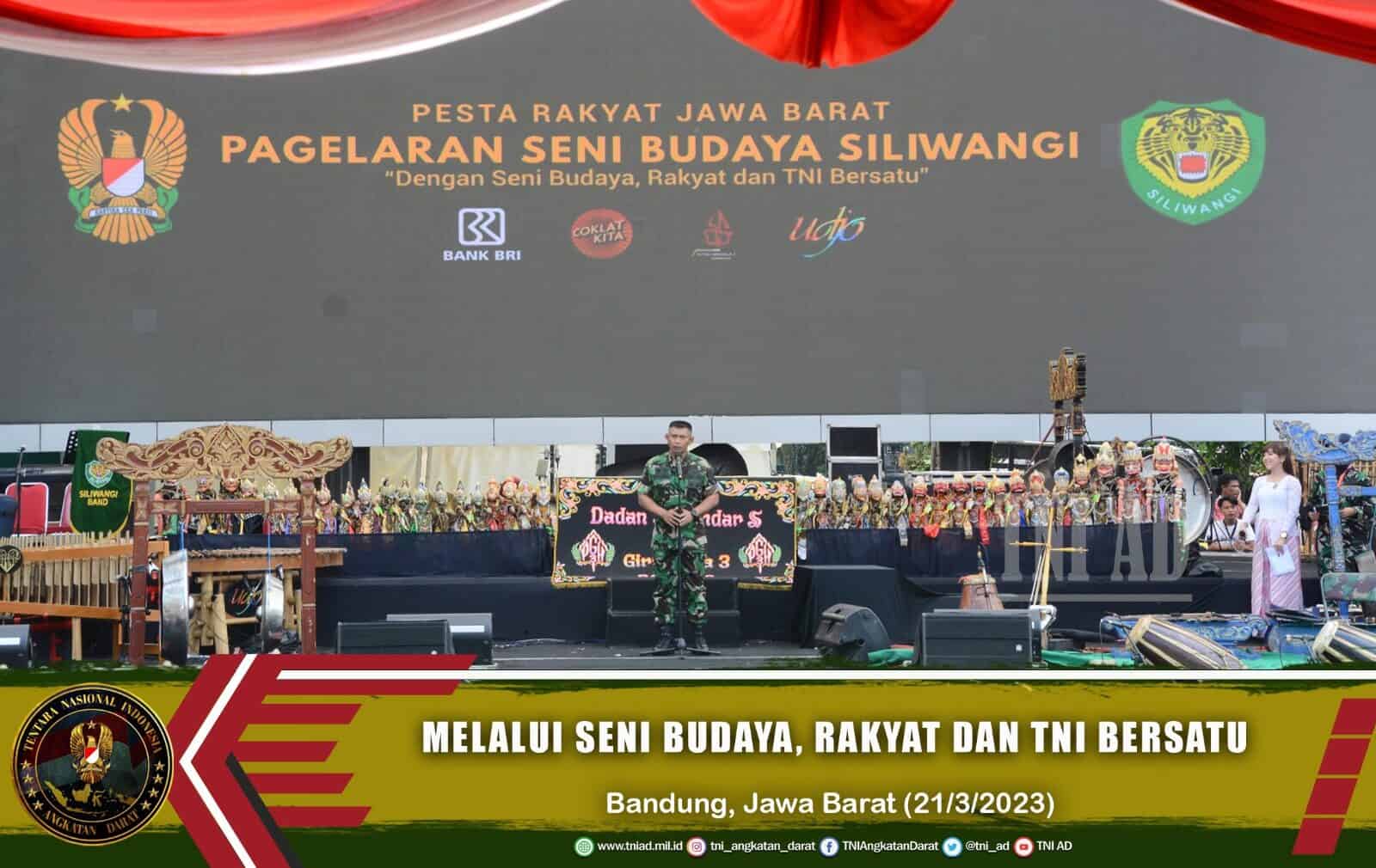 Melalui Seni Budaya, Rakyat Dan TNI Bersatu