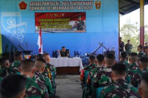 Usai Kunjungi Sektor Timur, Danrem 161/WS Sambangi Satgas Pamtas RI-RDTL Sektor Barat