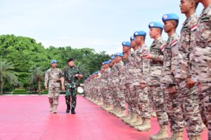 Kasad Hadiri Pemberangkatan Satgas BGC Konga XXXIX-E dan Kizi Konga XX-T Monusco