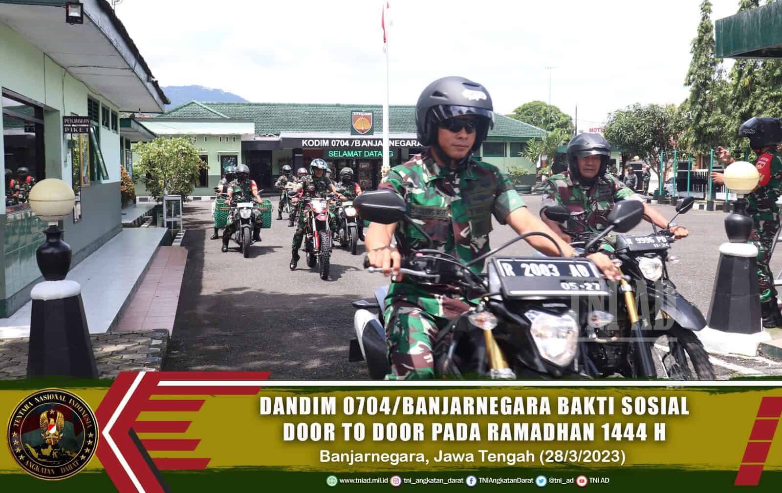Dandim 0704 Banjarnegara Bakti Sosial Door To Door Berbagi Menyambut Ramadhan 1444 H