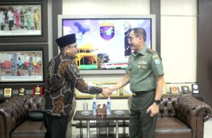 Pangdam XII/Tpr Terima Kunjungan Silaturahmi Ketua Bawaslu Kalbar