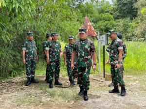 Panglima TNI Kunjungi Satgas Pamtas RI-Malaysia Yonif 645/Gardatama