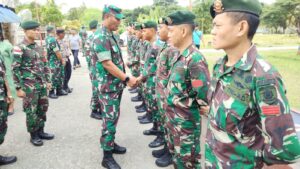 Danrem Kunker Perdana ke Satuan Jajaran Korem 151/Binaiya