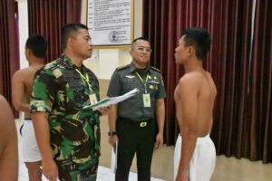 Sidang Parade Calon Tamtama PK TNI AD TA 2023 Panda Kodam II/Swj Digelar