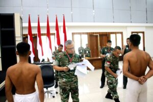 Kasdam XII/Tpr Pimpin Sidang Pemilihan Calon Tamtama PK TNI AD Reguler dan Keagamaan TA 2023