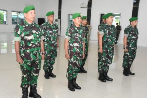 Prajurit Korem 023/KS Korps Raport Kenaikan Pangkat Periode 1 April 2023