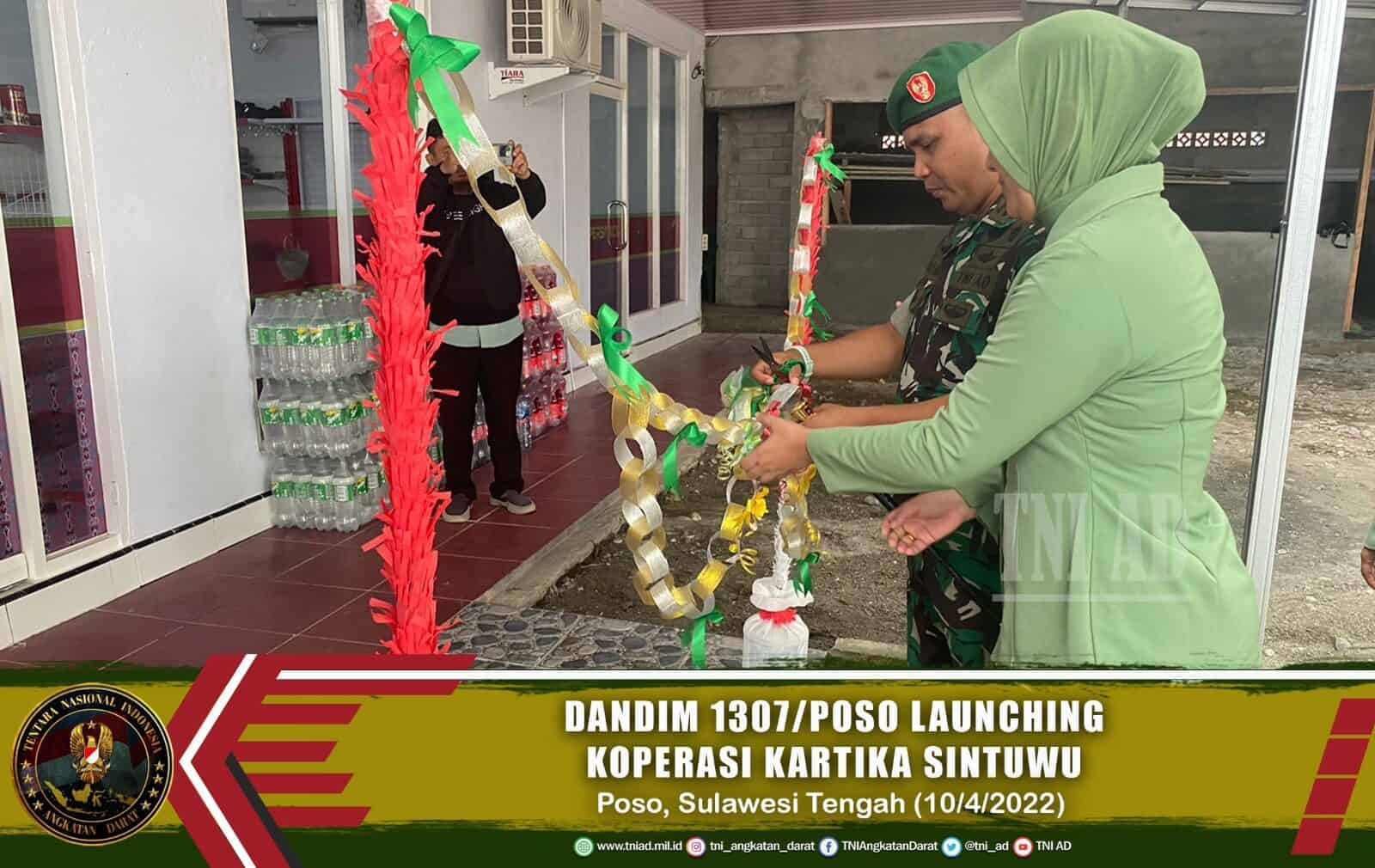 Launching Koperasi Kartika Sintuwu, Dandim 1307 : Untuk Mensejahterakan Anggota