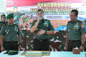 Kunjungi Kodim Tabanan, Danpusterad : Babinsa Sebagai Ujung Tombak TNI AD