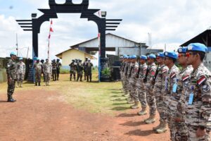 Kunjungan Kerja Force Commander ke Satgas Konga Kizi XX-T Monusco