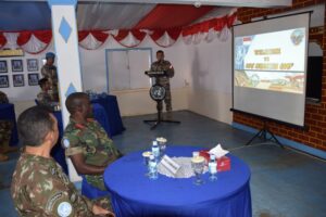 Kunjungan Kerja Force Commander ke Satgas Konga Kizi XX-T Monusco