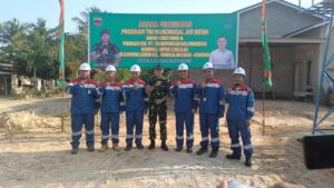 Dandim 0302/Inhu Resmikan Program TNI Manunggal Air Bersih Untuk Masyarakat