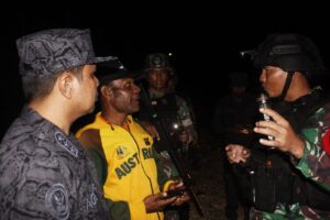 Sinergitas Satgas Yonif 132/BS dan BNNP Papua Cegah Peredaran Narkotika Di Perbatasan RI-PNG