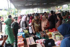 Kodim 0704/Banjarnegara Bersama Pemkab, Mitra dan Stakeholder Gelar Pasar Murah Ramadhan