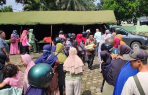 Antusiasme Warga Serbu Bazar Murah Geber Berkah Kodim 0413/Bangka