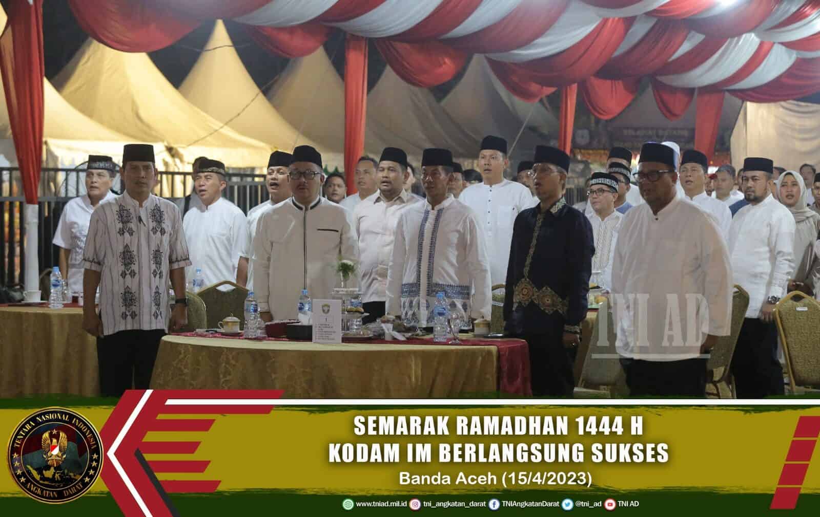 Semarak Ramadhan 1444 H Kodam IM Berlangsung Sukses