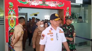 Komandan Kodim 1015/Sampit Dampingi Rombongan Gubernur Kalteng Pantau Arus Mudik