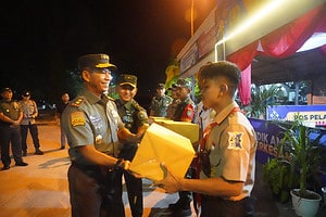 Kunjungan Pangdam IM ke Pos Pengamanan Hari Raya Idul Fitri 1444 H