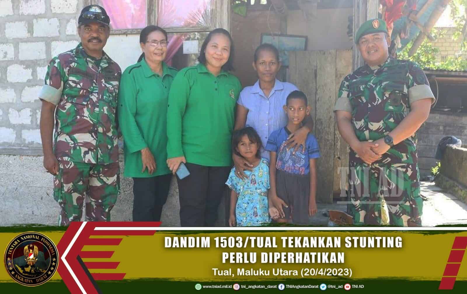 Dandim 1503/Tual Tekankan Stunting Perlu Diperhatikan