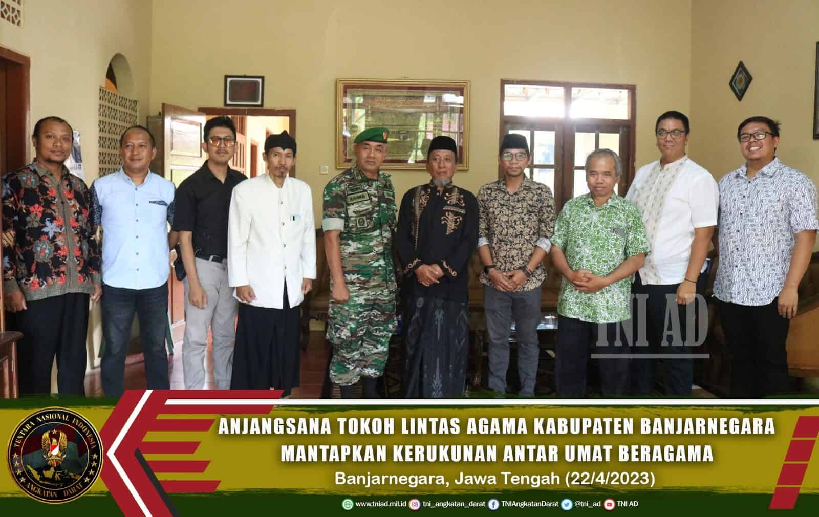 Anjangsana Tokoh Lintas Agama Kabupaten Banjarnegara Mantapkan Kerukunan Antarumat Beragama