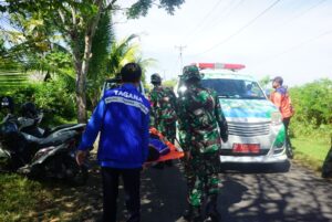 Hari Kesiapsiagaan Bencana, Kodim Jembrana Ikuti Simulasi Penanggulangan Bencana