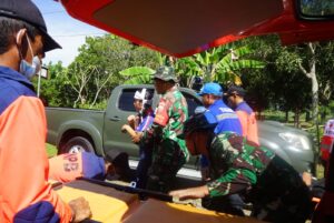 Hari Kesiapsiagaan Bencana, Kodim Jembrana Ikuti Simulasi Penanggulangan Bencana