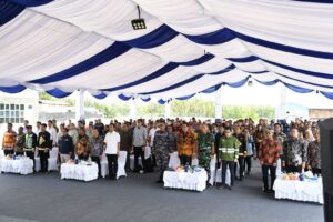 Danrem 092/Mrl Hadiri Peresmian Kilang LNG PT Kayan Nusantara