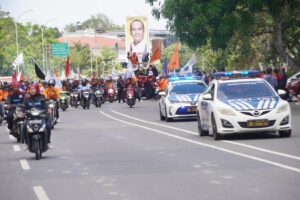 Danrem 033/WP tinjau Pengamanan Hari Buruh Internasional